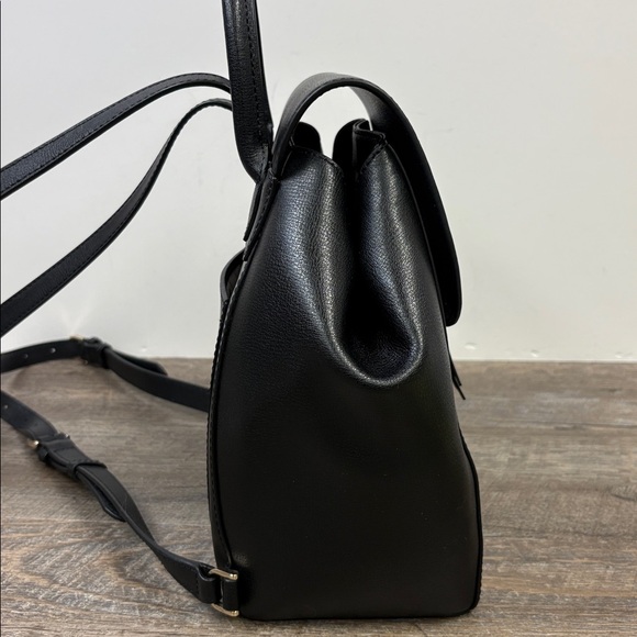 Kate Spade New York ADEL Black Leather Medium Backpack main image 4